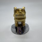Vintage Mack Truck Gold Plated Bulldog Hood Ornament  87931   Mount  14mf45