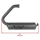 Exhaust Muffler Silencer Pipe W  Gasket For Yamaha Viking 700 Yxm700 4x4 2014-23