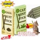Catnip Cat Sticks Dried Natural Matatabi Silvervine Chew Toy Teeth Cleaning Us