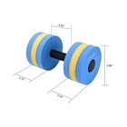 Water Weights For Pool Exercise 2pcs Water Dumbbells Aerobics P    Fast Usa Ship