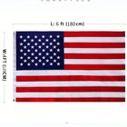 Us American Flag 4x6 Made In Luxury Embroidered United States Flag Outdoor Usa
