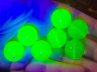 Huge 20mm Uranium Glass Bead Handmade Lampwork Green 1pc