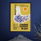 1962 Jazz-  -juan International Jazz Festival Poster - Juan-les-pins  Antibes