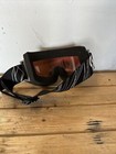 Scott Snow Goggles  Snowboard  Skiing Silver With Amber Lens Used