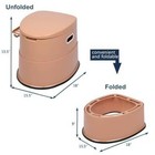 New Camping Hygiene Portable Detachable 5l Toilet Indoor Outdoor Potty Commode