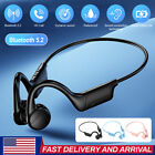 2024 Bone Conduction -wireless Bluetooth Headphones Sports Gym Earphones Headset