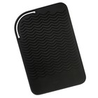 Sygile 11  X 7 5  Larger Size Heat Resistant Silicone Travel Mat  Black