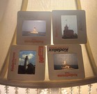 Vintage Lot Of 25  35mm Color Slide Photos Lighthouses 80s 90s Lake Michigan  