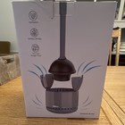 Mr siga Premium Toilet Plunger W  Holder  Two-way Head  Ventilated Gray