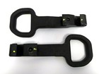 2019 2025  Dodge Ram 2500 3500 Front Tow Hooks Black Oem 68349551ac