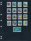 36 00 Scott Value - 1988 Marshall Isl Fish Definitives Pacific Ocean Mnh Nh Umm