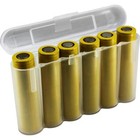 2 Clear 18650   Cr123a 6 Battery Holder Storage Case For 18650 Batteries