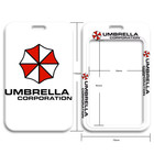 Resident Evil Game Umbrella Corporation Logo White Lanyard With Id Badge Holder