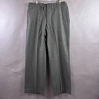 Vintage Us Military Pants Men 32x29 Green 40s Ww Ii Wool Button Fly Army Named