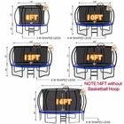 14ft Heavy Duty Outdoor Trampoline For Kids And Adults