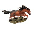 6 Inch Brown Horse Statue Figurine Sculpture Resin Horses Gifts