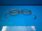 Metal Wire Rim Glasses Antique Brass Gold Steampunk Victorian Round Eye Frame