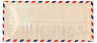 1959 Hong Kong Cathay Pacific Airmail Cover To Cleveland Ohio Qe2 Definitive