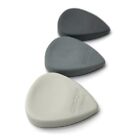  Wedgie Rubber Guitar Pick Mini Sampler   5 0mm Soft  Medium  Hard   3 Pcs