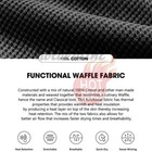 Men s  Waffle Knit Thermal Long Johns Winter Top bottom Cotton Underwear Set