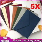 Blank Kraft Plain Envelope Vintage Paper Wedding Gift Envelopes 5pcs