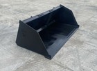78  Snow Mulch Bucket Skid Steer Quick Attach Bucket High Capacity - Ships Free