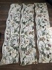 Waverly Williamsburg Garden Magnolia Valance 3 74  X 17  Tiered Scalloped Set