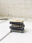 Handcrafted Miniature 1 12 Scale Vintage Inspired Nature Books Bundle   4 Books