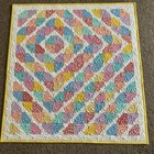 New Handmade Baby Girl Crib Quilt Multi Colors Prints
