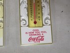 2 Vtg Coca Cola Thermometers Cool Is How You Feel Drinking Coca Cola In Org Box