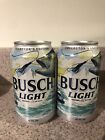 2 Yellowfin Tuna 2025 Busch Light Fish Cans Bottom Empty