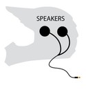 Helmet Kit Speakers Stereo Racing Radios Communications Electronics Nascar Imsa