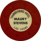  1 Thunderbird Maury Stevens Las Vegas Casino Chip