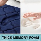 Super Water Absorbent Soft Memory Foam Bath Mat Non-slip Bathroom Shower Rug