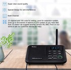 Wuloo Intercoms Wireless 1 Mile Range 22 Channel 100 Digital Code Display Screen