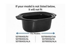 6 5 Quart Ceramic Replacement Insert  ss-990903  Compatible With Crock-pot Mo   