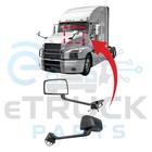 2018   2026 Mack Anthem Driver Side Hood Mirror Paint To Match Black   78645626