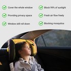 2 Pack Universal Car Rear Window Screen 25  X43   For Suv  X 43   Black 