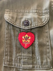 Vintage Boy Scout C 1950s  60s Shirt With Patches Collectible