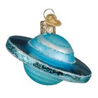 Old World Christmas Planet Uranus Glass Ornament For Holiday Tree With Free Box