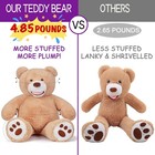 Giant Teddy Bear Plush Toy Stuffed Animals  brown  39 Inches 