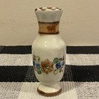 Mexico Folk Art Signed Cer  mica Art  stica Tonal   Hand Painted Floral Motif Vtg