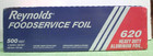 Pactiv Reynolds Heavy-duty Economy Aluminum Foil Roll Silver 500  L X 12  W 620