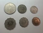 Full Set Iraq With Silver Coins  6 Pcs 1959  1 5 10 25 50 100 Fils   High Grade