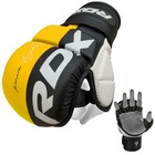Rdx Mma Grappling Gloves     Swedish Approved  Durable Leather  Shock Resistant