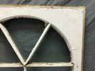 Antique Arch Glass Gothic Window 26x29 Sash White Shabby Vtg Old Chic 304-24b