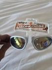 Vintage Mongoose Kids Sunglasses Nwt Bmx Silver Blue Red Y2k Nos