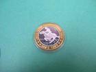 Sam s Town Horse Rider Las Vegas Silver Strike  10 Gaming Token  999 Fine Ys7357
