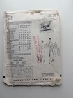 Vintage 1950s Vogue Couturier Design 829 Dress Coat Sz 16  Uncut  Factory Folded