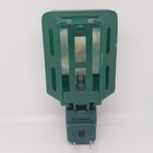 Vintage Christmas St  Nick Night Light Green Plastic Wall Plug Rare Collectible